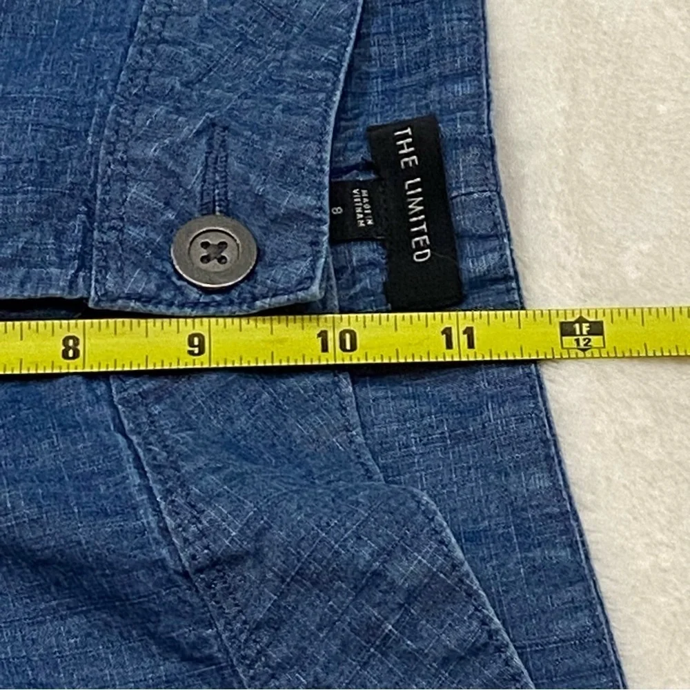 THE LIMITED / Blue Chambray Shorts High Rise Size 8